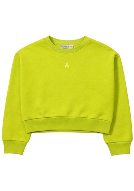 Felpa bambina verde in cotone Patrizia Pepe | 7M0932VERDE
